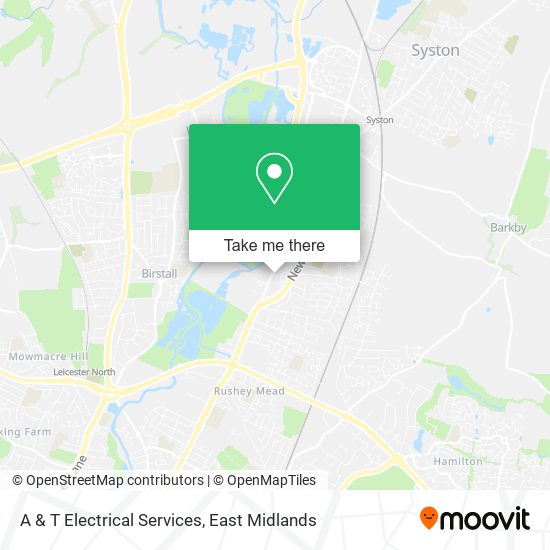 A & T Electrical Services map