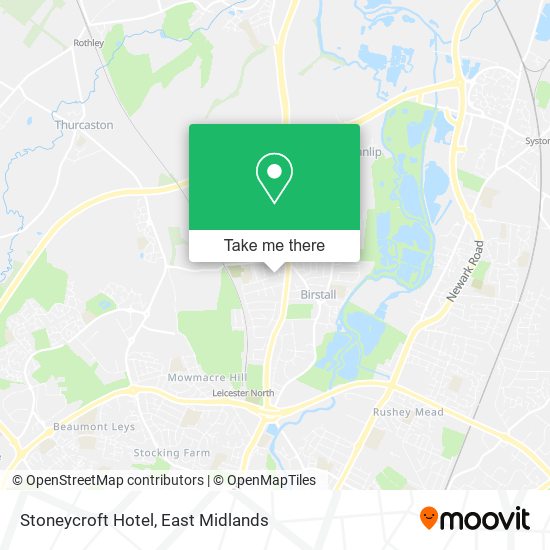 Stoneycroft Hotel map