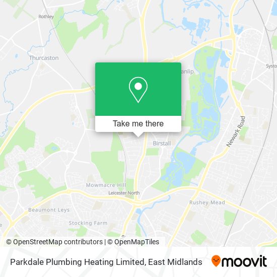 Parkdale Plumbing Heating Limited map