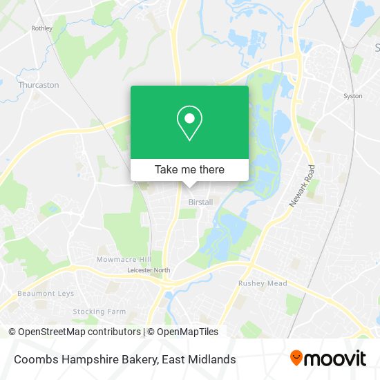 Coombs Hampshire Bakery map