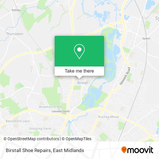 Birstall Shoe Repairs map