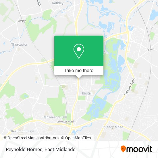 Reynolds Homes map