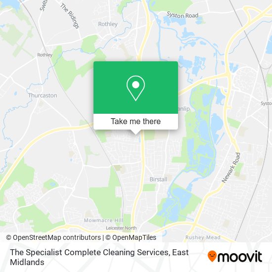 The Specialist Complete Cleaning Services map