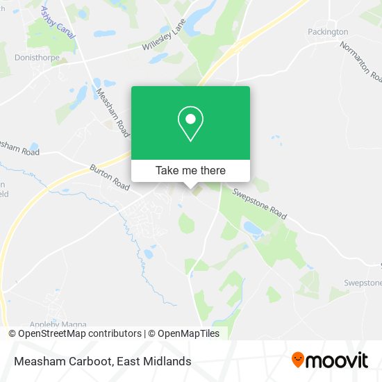 Measham Carboot map