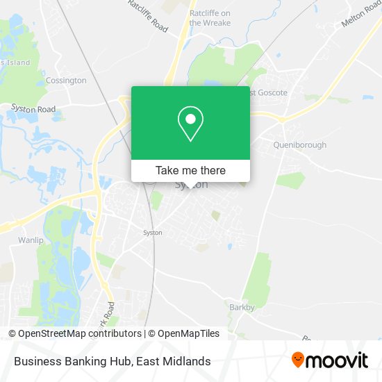 Business Banking Hub map