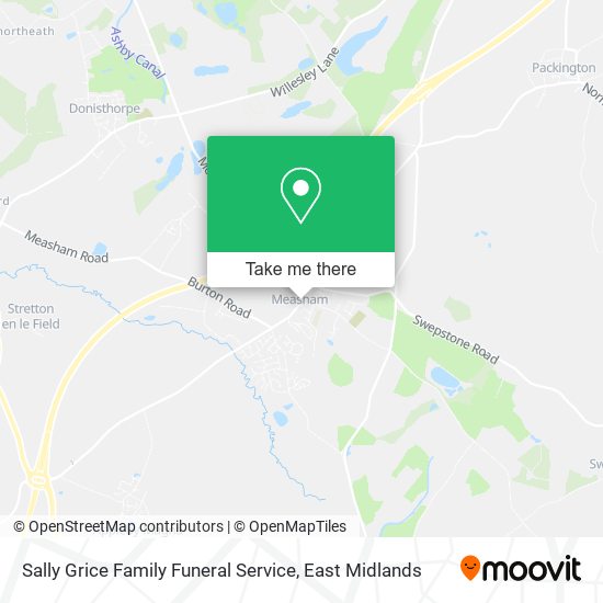 Sally Grice Family Funeral Service map