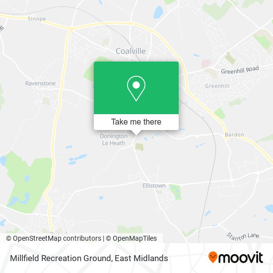 Millfield Recreation Ground map