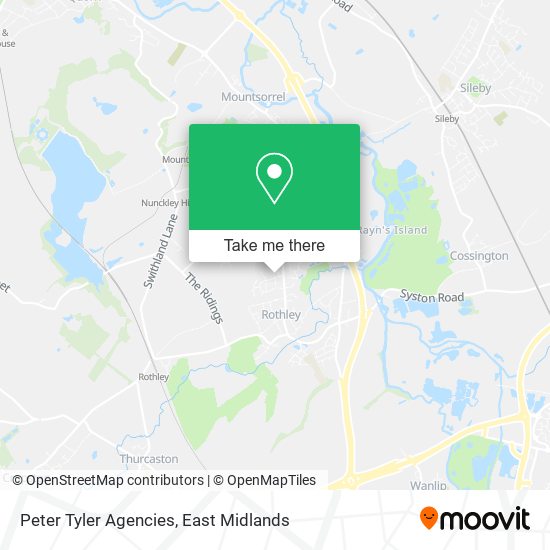 Peter Tyler Agencies map