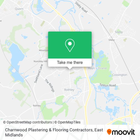 Charnwood Plastering & Flooring Contractors map