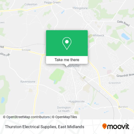 Thurston Electrical Supplies map