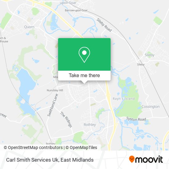 Carl Smith Services Uk map