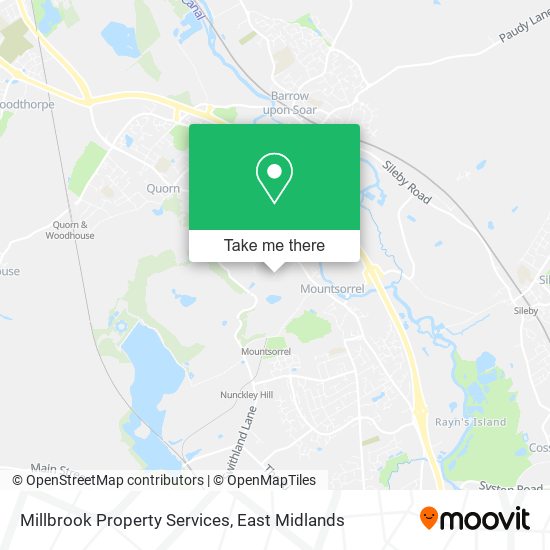 Millbrook Property Services map