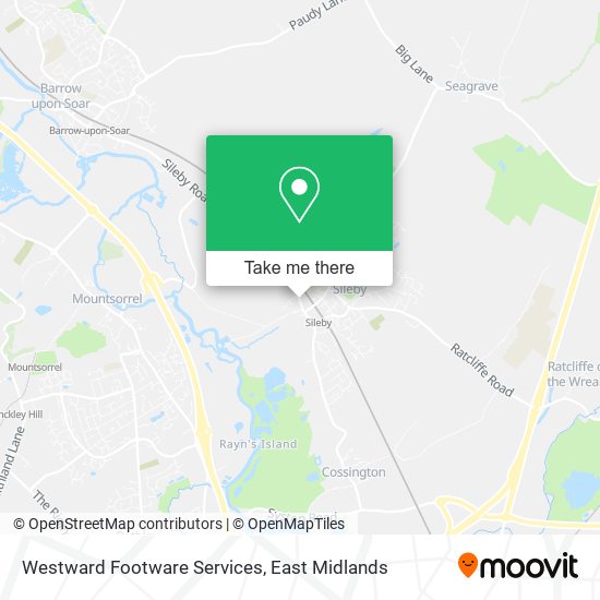 Westward Footware Services map