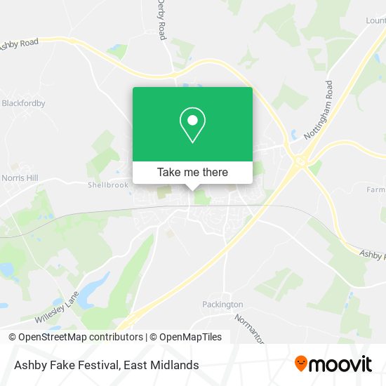 Ashby Fake Festival map