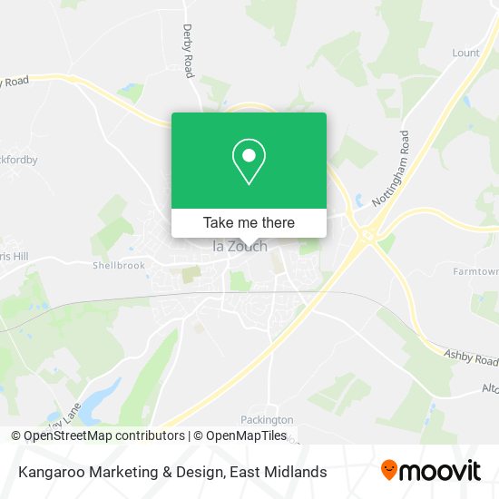 Kangaroo Marketing & Design map