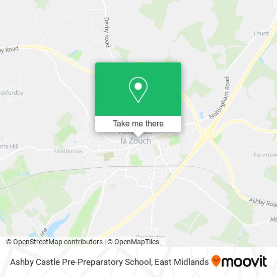 Ashby Castle Pre-Preparatory School map