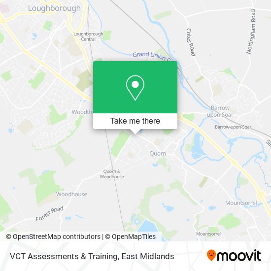VCT Assessments & Training map