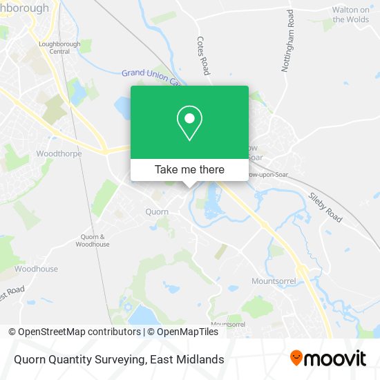 Quorn Quantity Surveying map