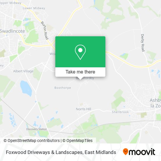 Foxwood Driveways & Landscapes map