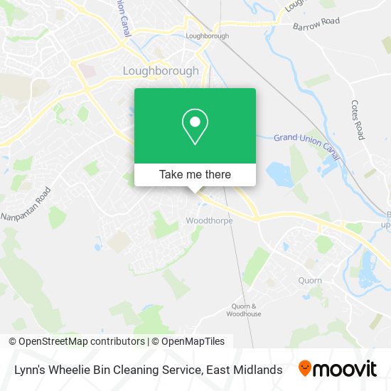 Lynn's Wheelie Bin Cleaning Service map