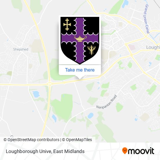 Loughborough Unive map