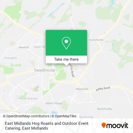 East Midlands Hog Roasts and Outdoor Event Catering map