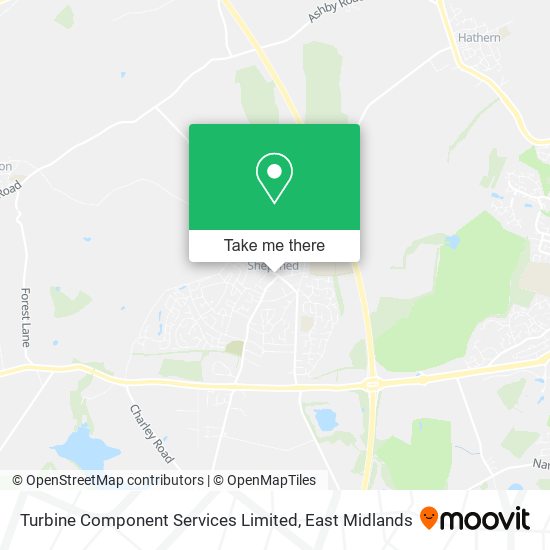 Turbine Component Services Limited map
