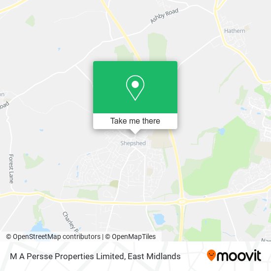 M A Persse Properties Limited map