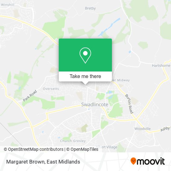 Margaret Brown map