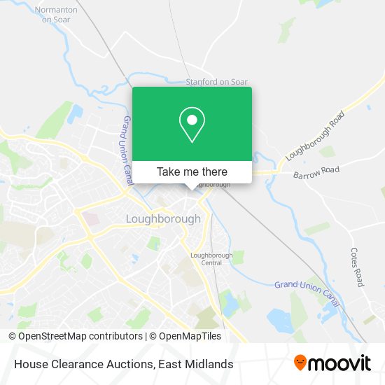House Clearance Auctions map