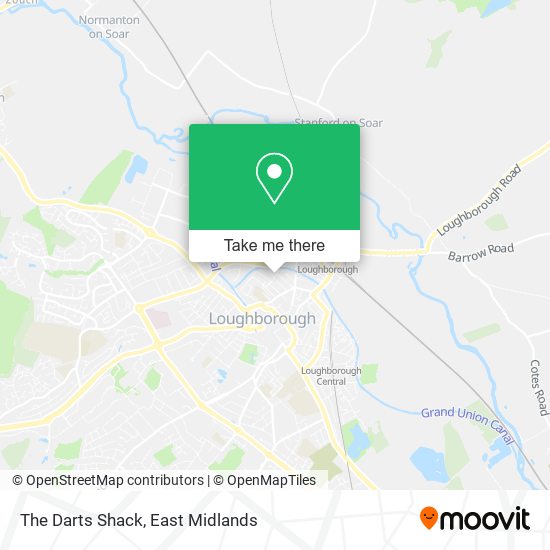 The Darts Shack map