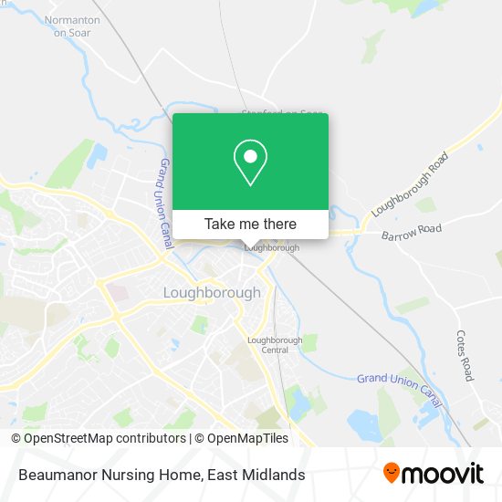 Beaumanor Nursing Home map