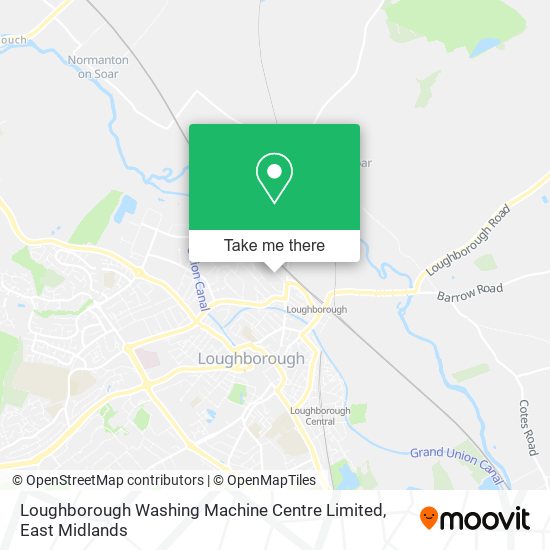 Loughborough Washing Machine Centre Limited map