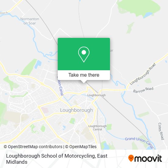 Loughborough School of Motorcycling map