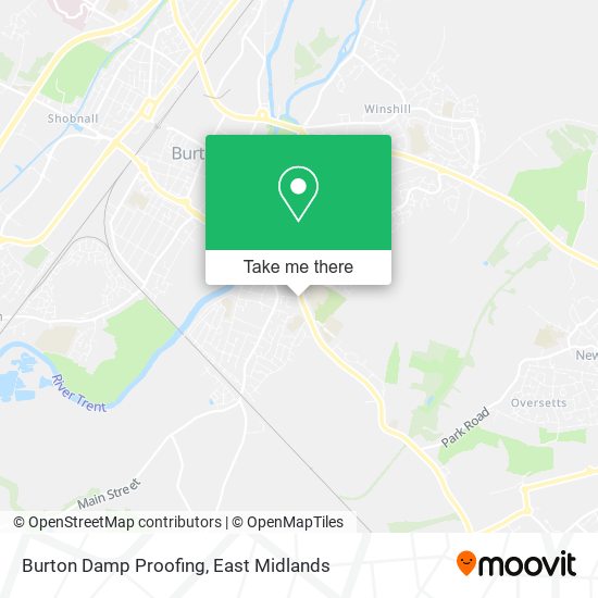 Burton Damp Proofing map