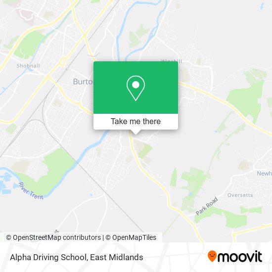 Alpha Driving School map