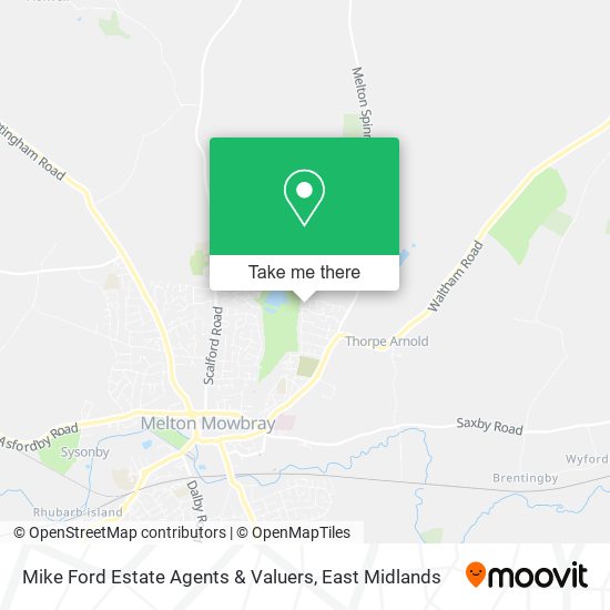 Mike Ford Estate Agents & Valuers map