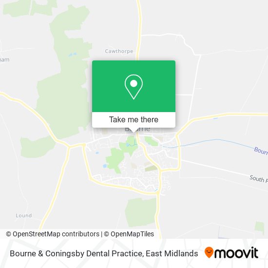 Bourne & Coningsby Dental Practice map