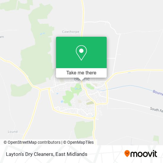 Layton's Dry Cleaners map