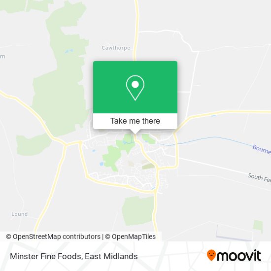 Minster Fine Foods map