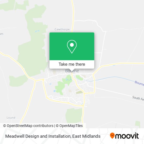 Meadwell Design and Installation map