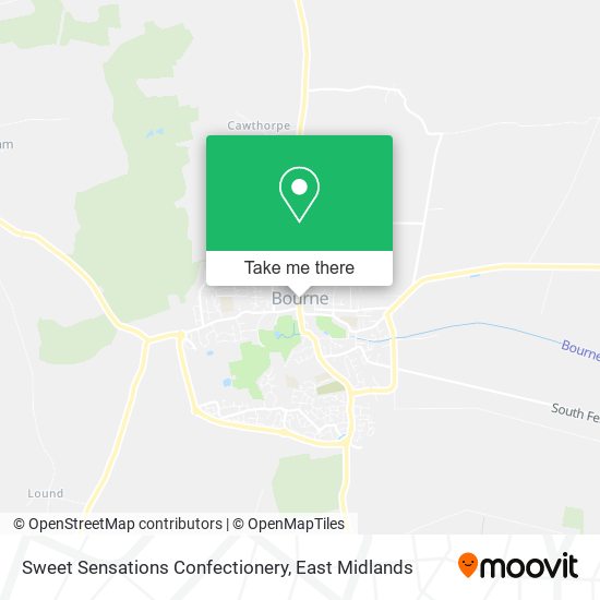 Sweet Sensations Confectionery map