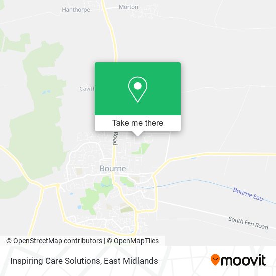 Inspiring Care Solutions map