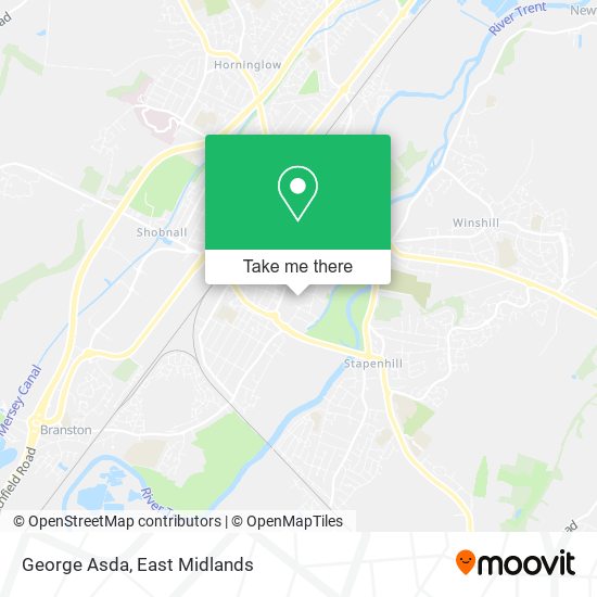 George Asda map