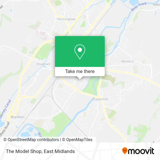 The Model Shop map