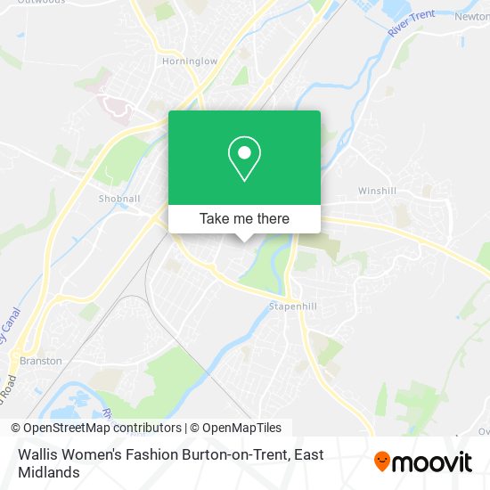 Wallis Women's Fashion Burton-on-Trent map