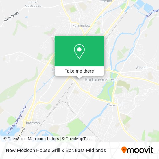 New Mexican House Grill & Bar map