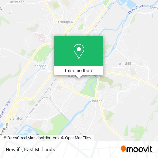 Newlife map
