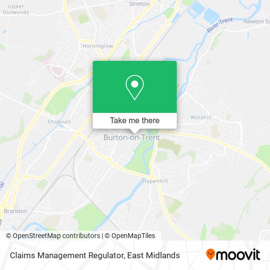 Claims Management Regulator map