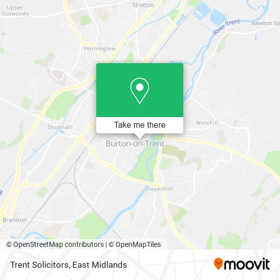 Trent Solicitors map